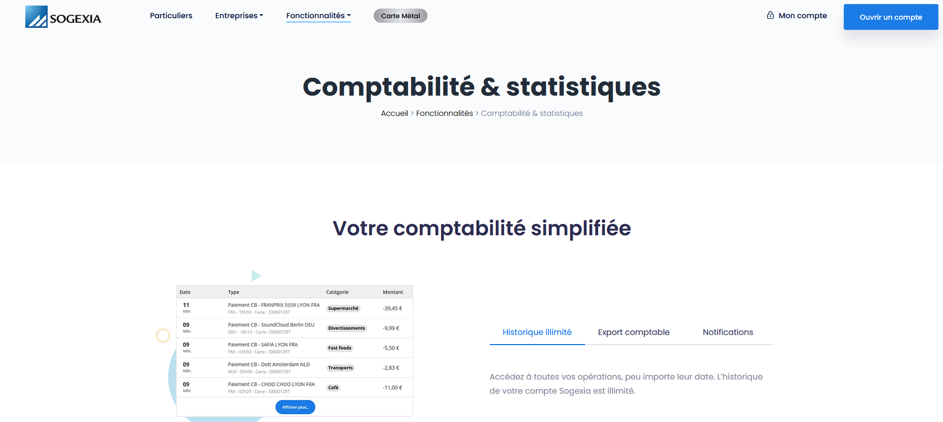 Sogexia Découvrez le compte Sogexia Business · L'entrepreneuriat
