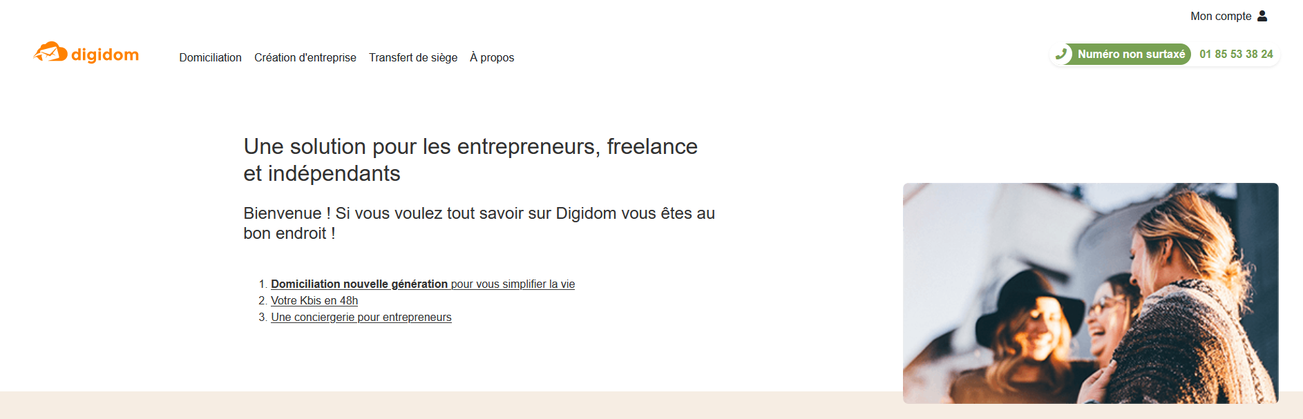 Avis et test de Digidom · L'entrepreneuriat